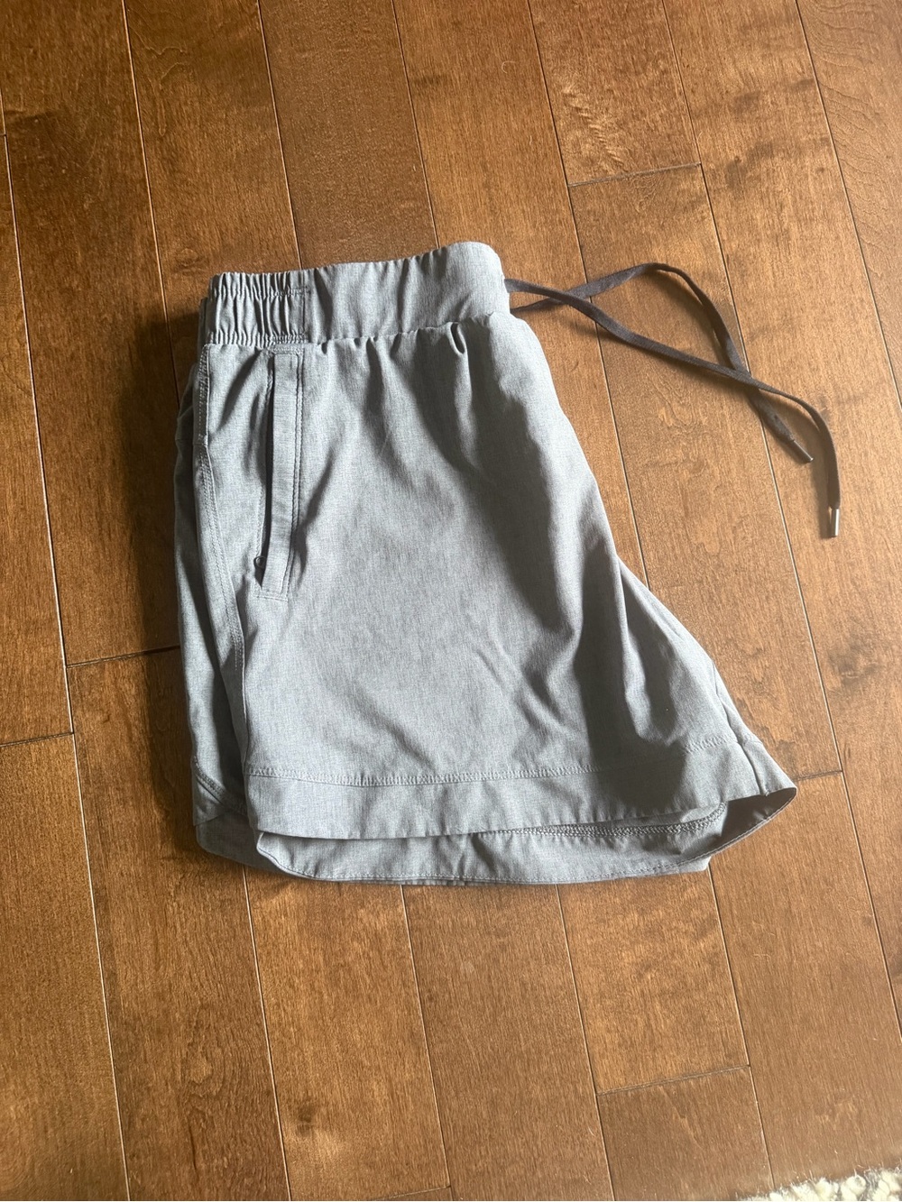 CALIA by Carrie Underwood Athletic Drawstring Shorts - Light Gray